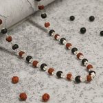Silver Plated Divya Rudraksha Karungali Mala