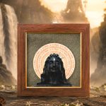 Adiyogi Pyrite Frame for Vaastu