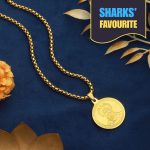 24K Gold Plated Hanuman Ji Coin Necklace
